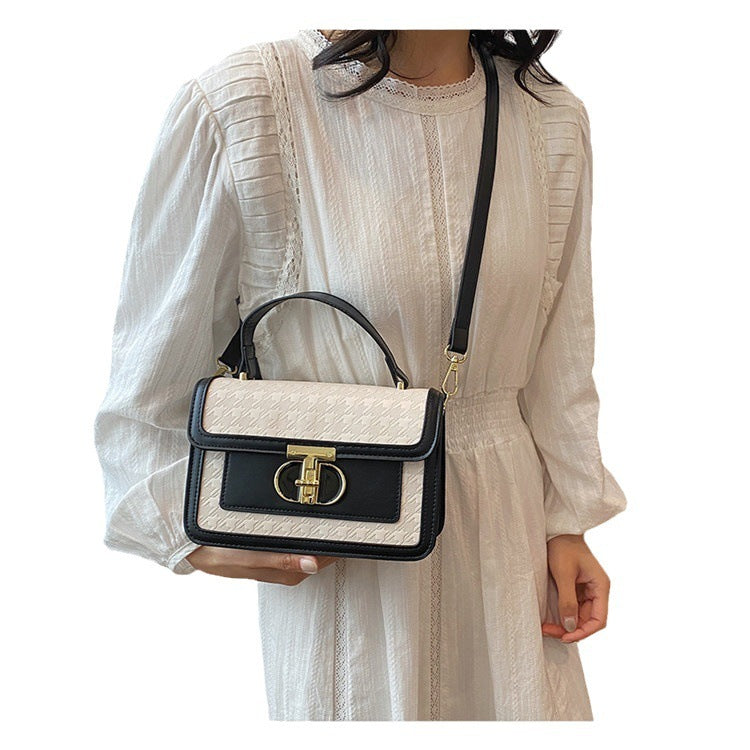 Popular Small Square Style New Stylish Good Texture Women's Shoulder Messenger Bag