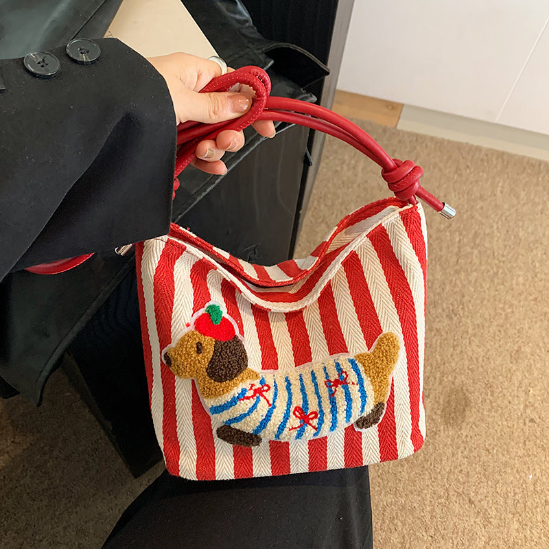 Sausage Dog Bucket Bag
