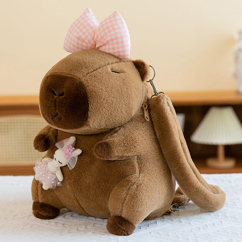 Capybara Backpack Plush Toy Creative Backpack