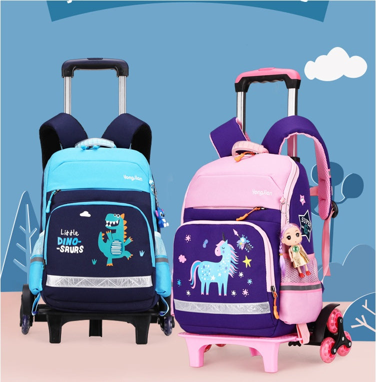 Detachable Trolley Bag for Elementary School Students
