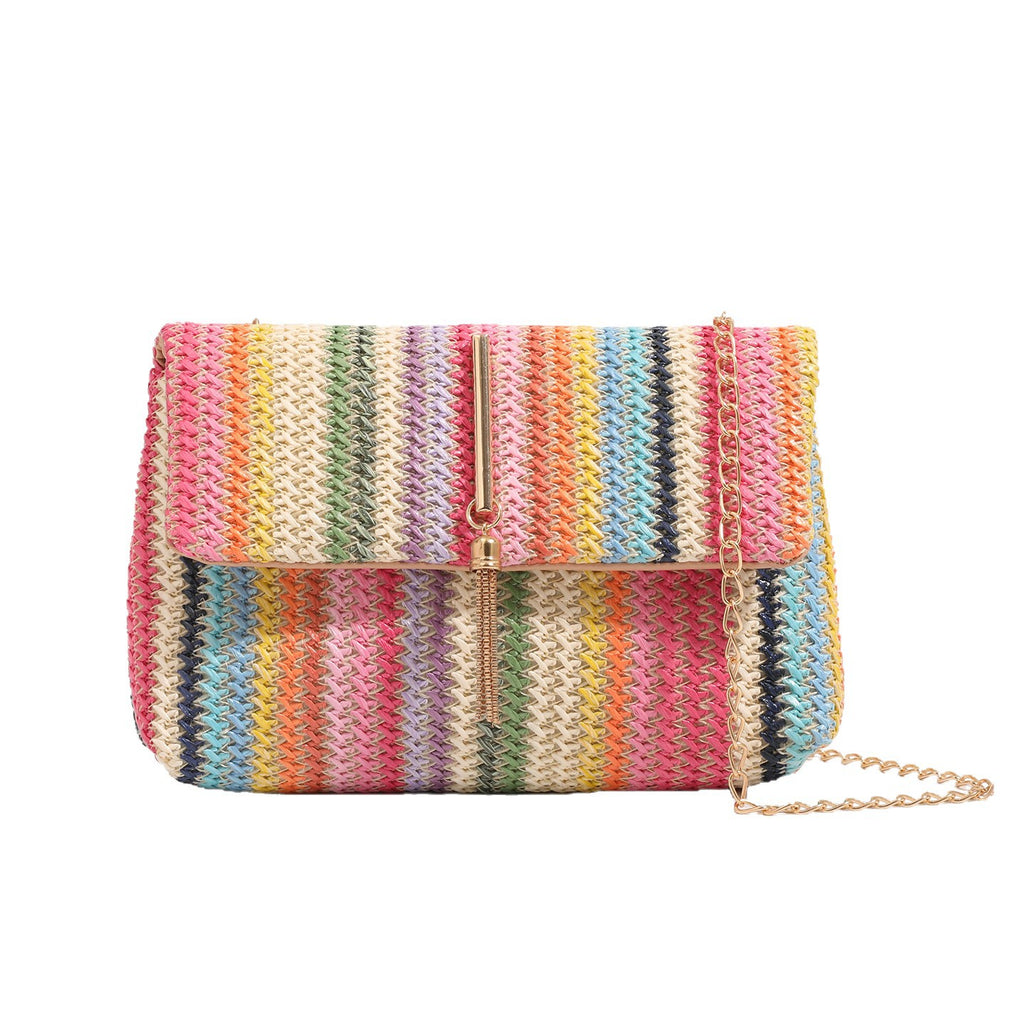 Women's Cross-body Bag Korean Style Trendy Straw