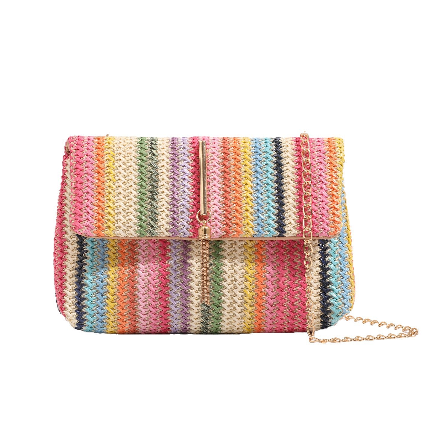 Women's Cross-body Bag Korean Style Trendy Straw