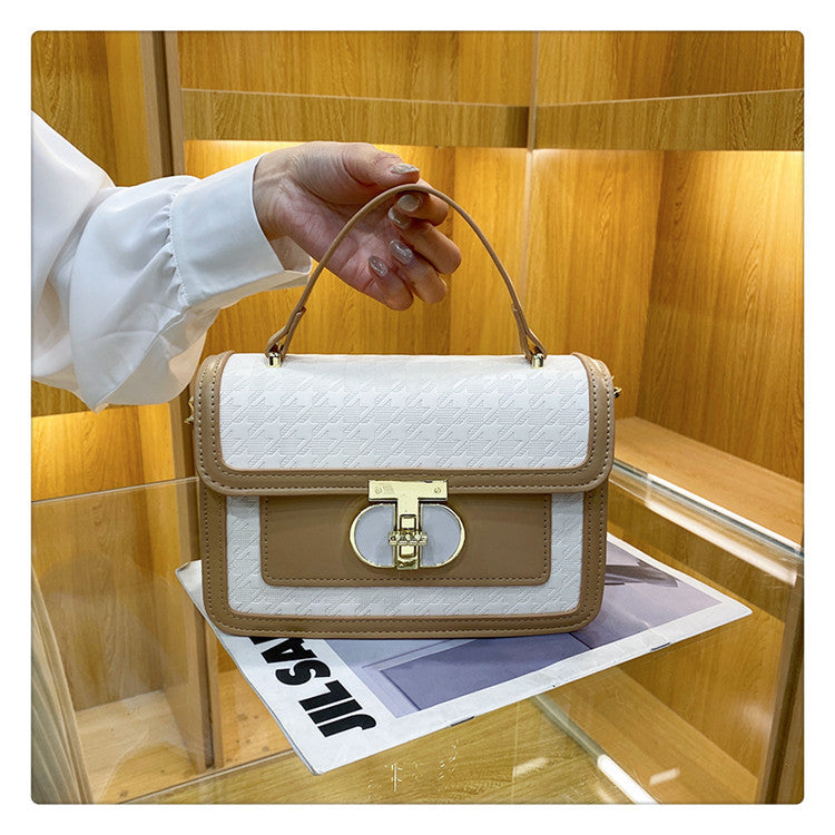 Popular Small Square Style New Stylish Good Texture Women's Shoulder Messenger Bag