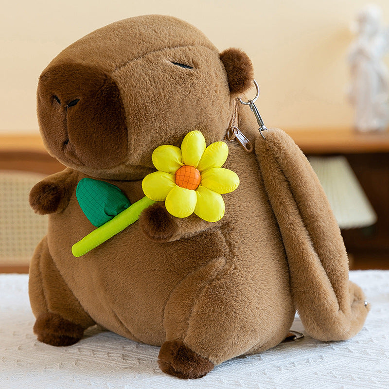 Capybara Backpack Plush Toy Creative Backpack