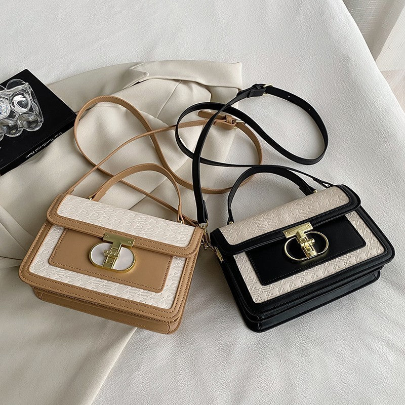 Popular Small Square Style New Stylish Good Texture Women's Shoulder Messenger Bag