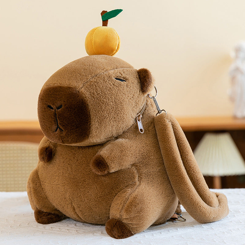 Capybara Backpack Plush Toy Creative Backpack