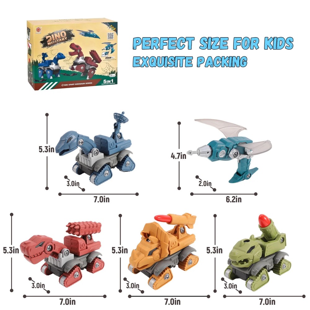 Dinosaurs Toys Set of 5
