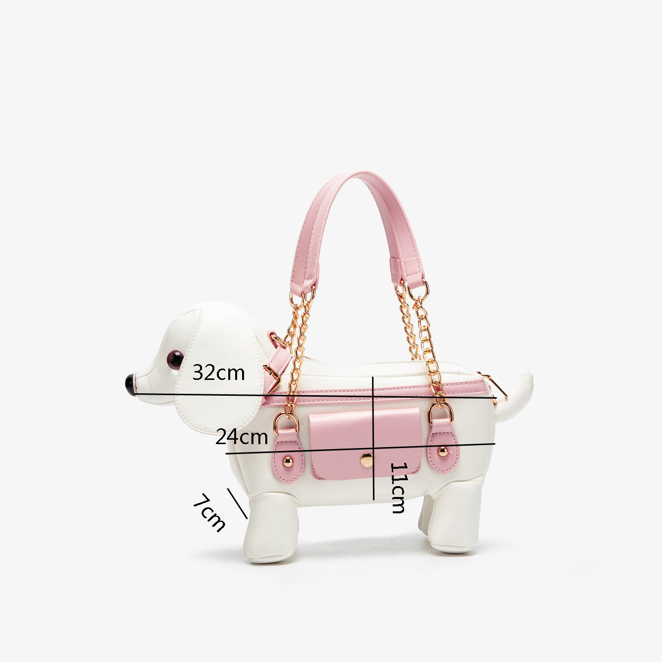 Cute Teddy Dog Crossbody Bag
