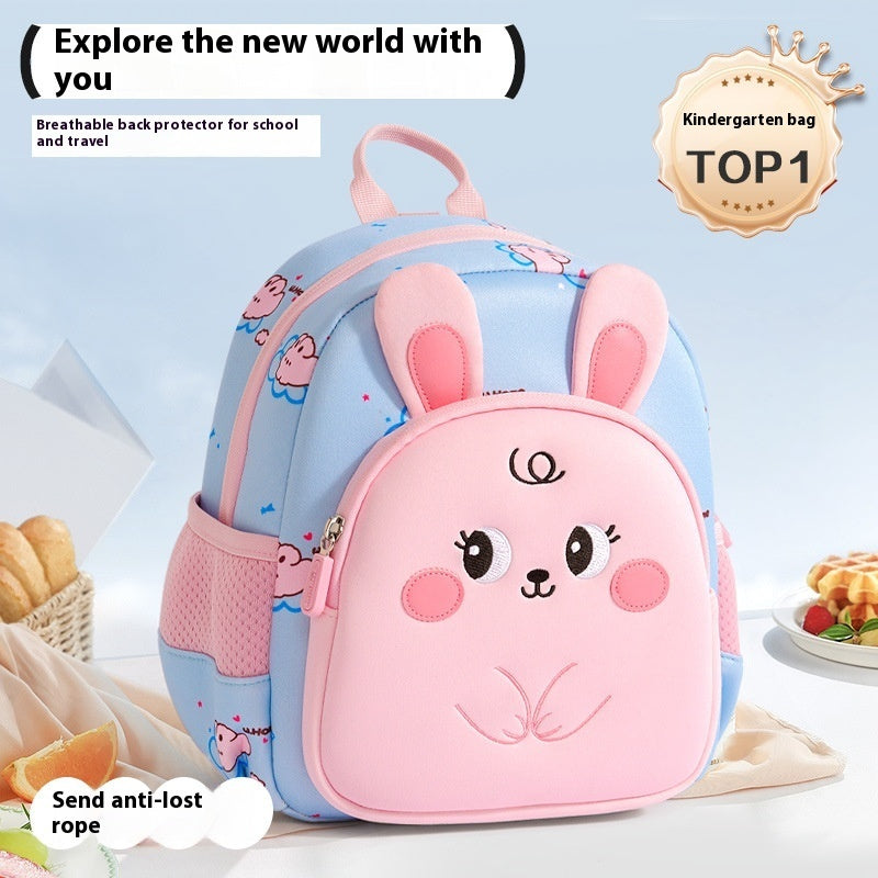 Cute as a button backpack for child.