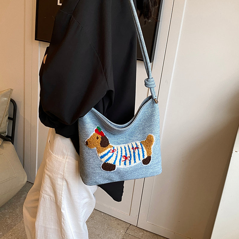 Sausage Dog Bucket Bag