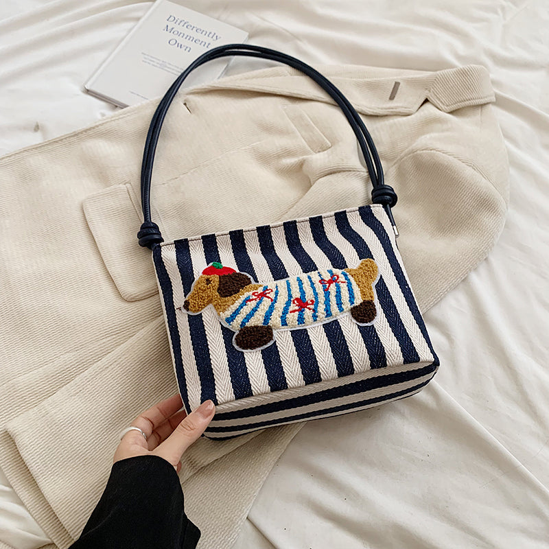 Sausage Dog Bucket Bag