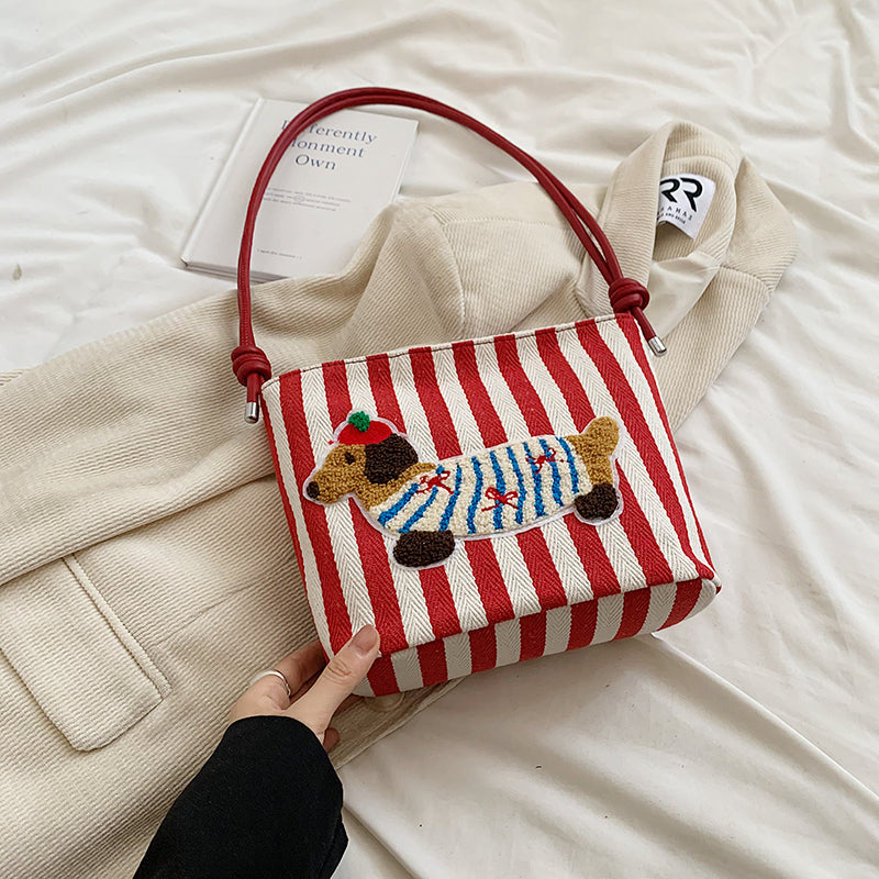 Sausage Dog Bucket Bag