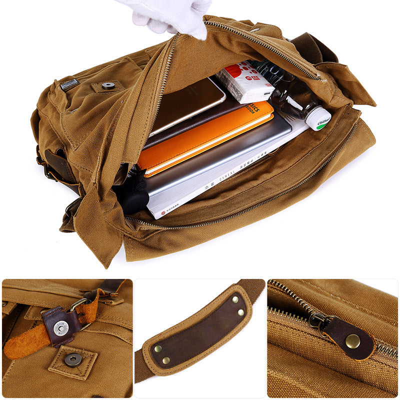 Retro-style Casual Crossbody Bag