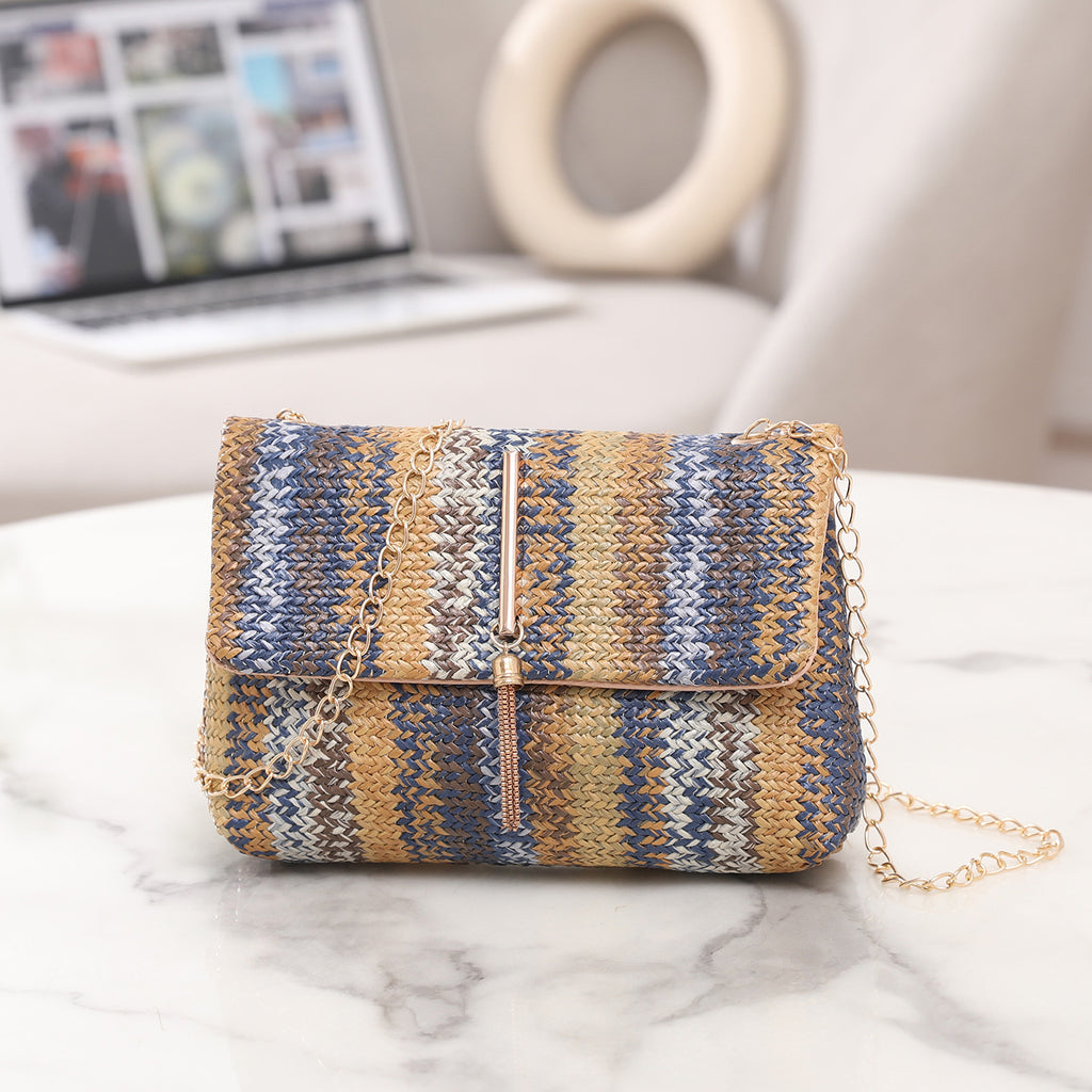 Women's Cross-body Bag Korean Style Trendy Straw