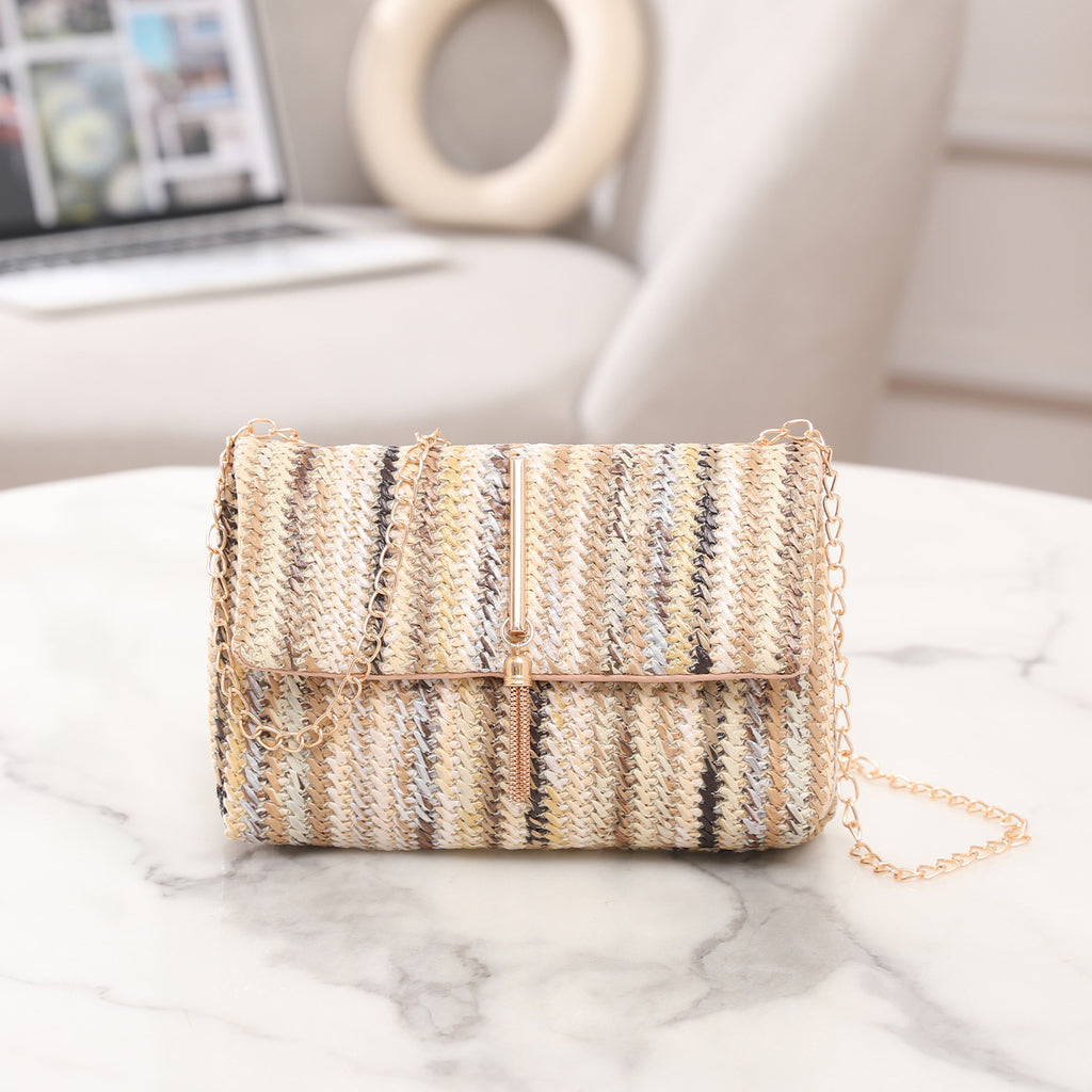 Women's Cross-body Bag Korean Style Trendy Straw