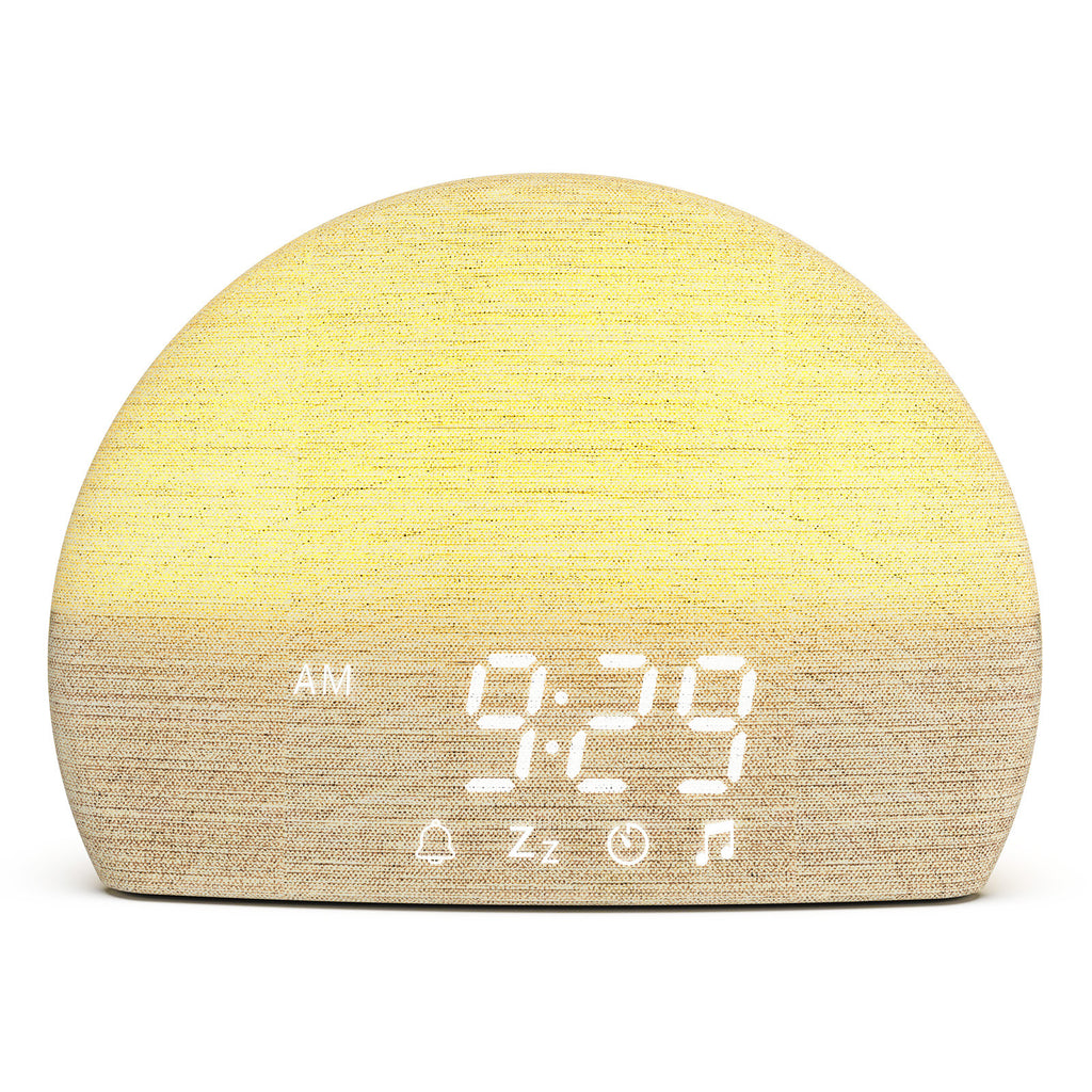 Simulated Sunrise Wake-Up Light Alarm Clock