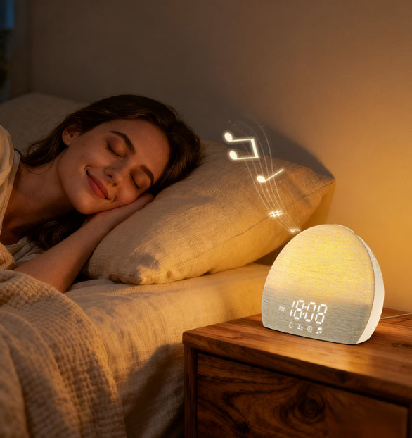 Simulated Sunrise Wake-Up Light Alarm Clock